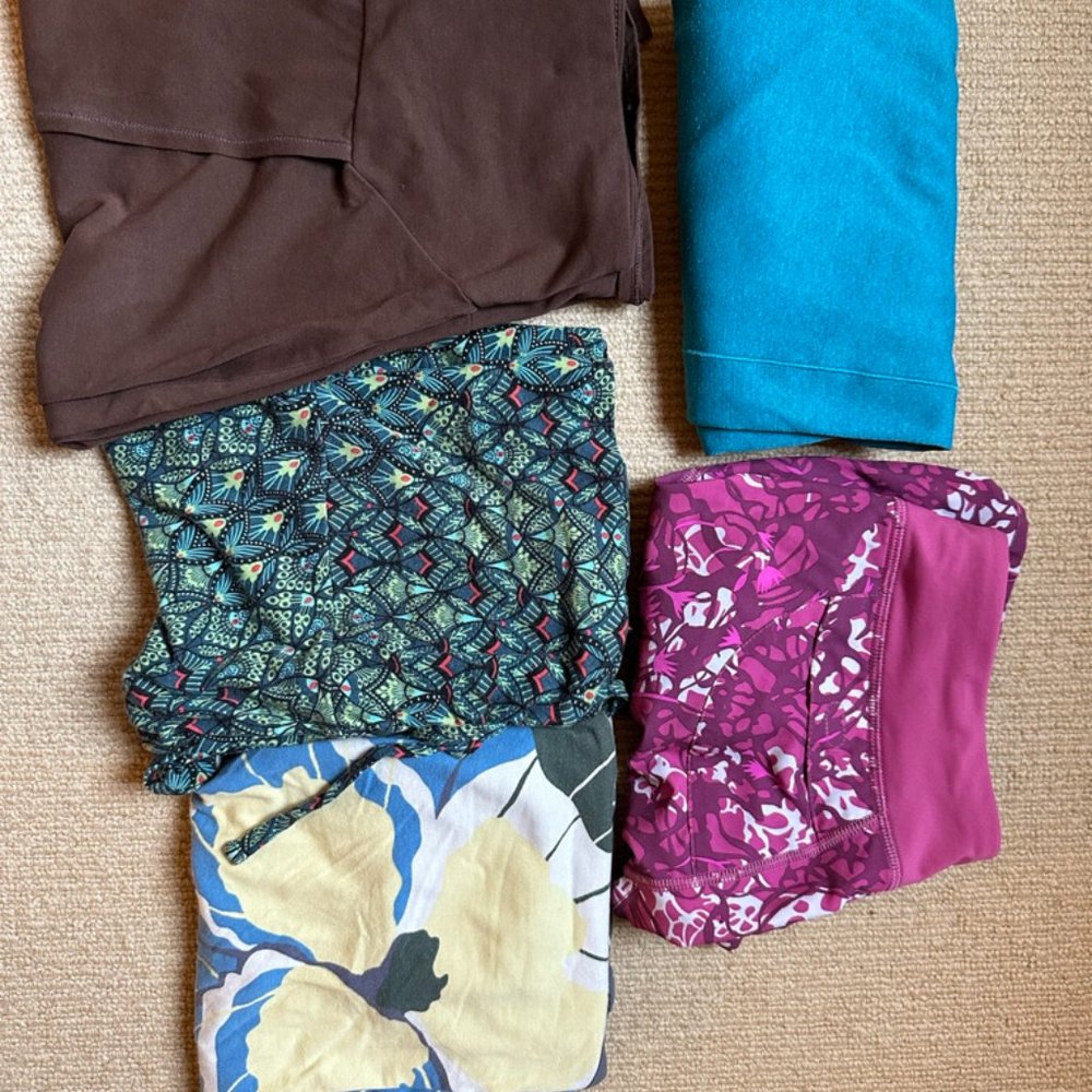 Lot of 5 Patagonia Items: Nine Trails, Capaline, Lithia & Vitaliti Skirts